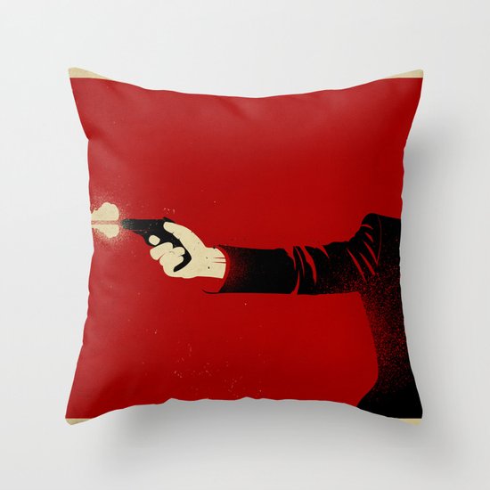 The Double Agent Throw Pillow