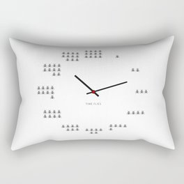 Time Flies Rectangular Pillow