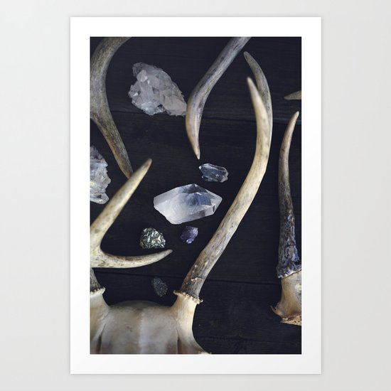 Stag & Stone Art Print