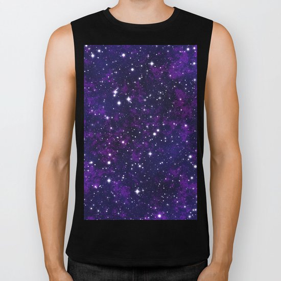 winter galactic Biker Tank