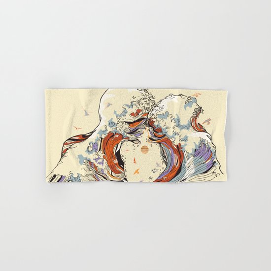 The Wave of Love Hand & Bath Towel