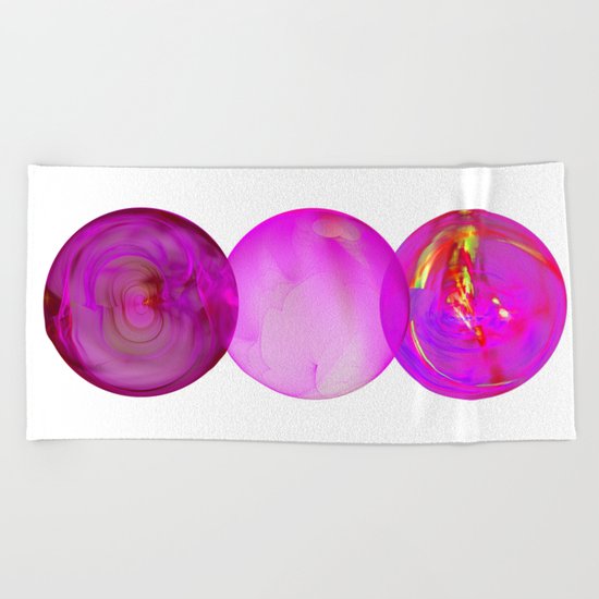 Simply Pink Beach Towel