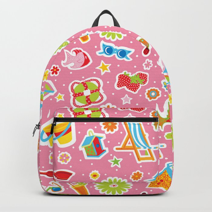 Summer Fun Pink Backpack