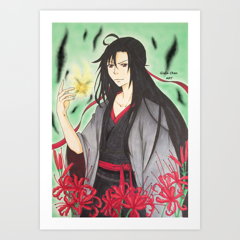 Get Wallpaper Mo Dao Zu Shi Art Print By Giuliachanart Society6 Desktop Wallpaper Free