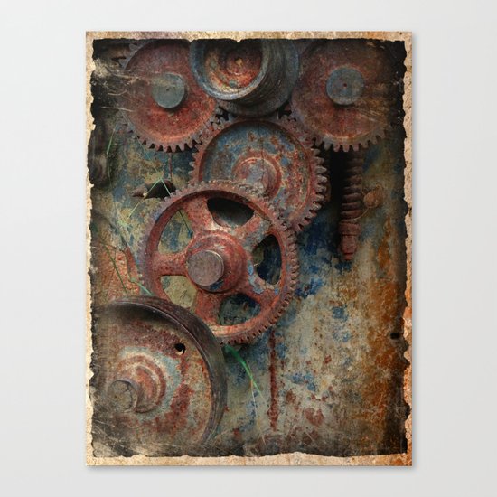 Gear mechanism Canvas Print