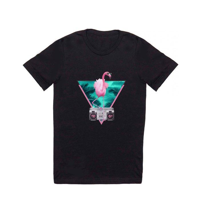 Miami Flamingo T Shirt