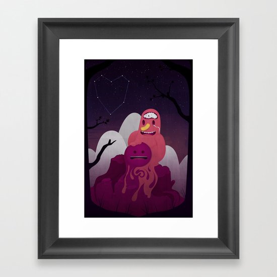 Earth Under The Heavens Framed Art Print
