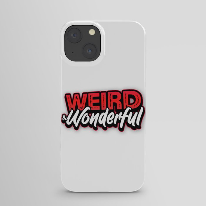 Weird & Wonderful Logo iPhone Case