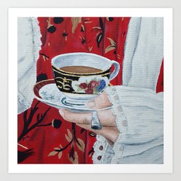 stede teacup OFMD Art Print