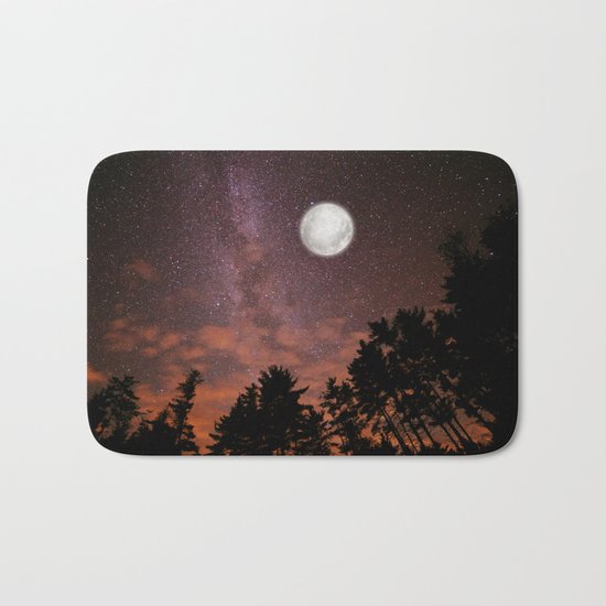 silver moon Bath Mat