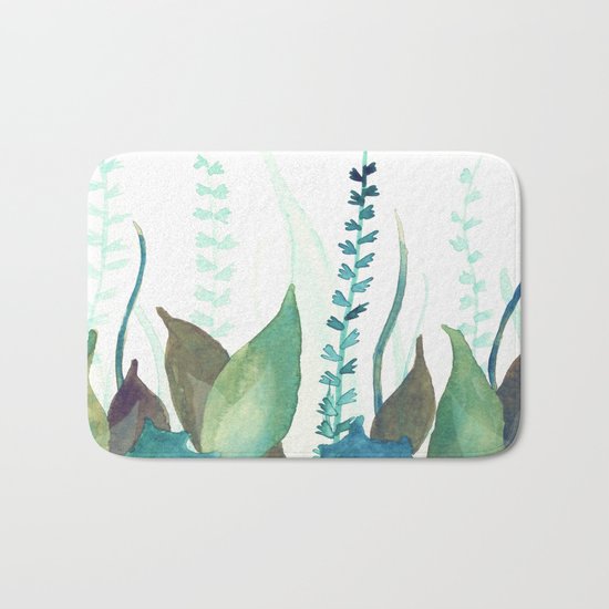 Botanical vibes 04 Bath Mat