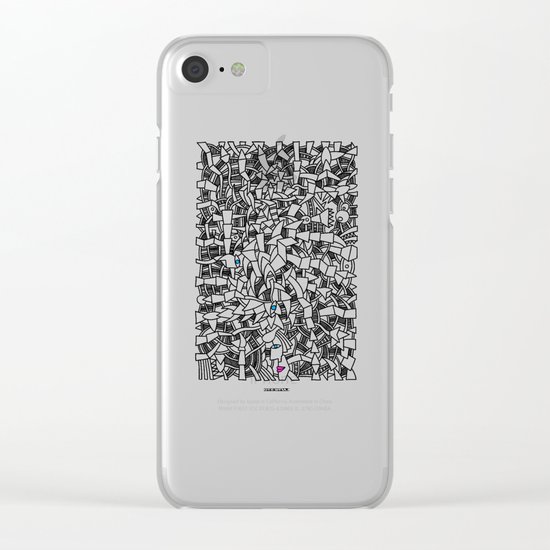 - fresque_01 - Clear iPhone Case