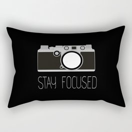 Say Focused Rectangular Pillow