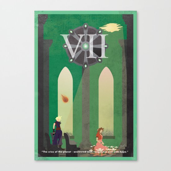 Vintage FF Poster VII Canvas Print