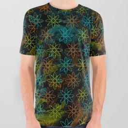 Atomic Pattern All Over Graphic Tee