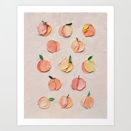 Peaches and Cream Art Print