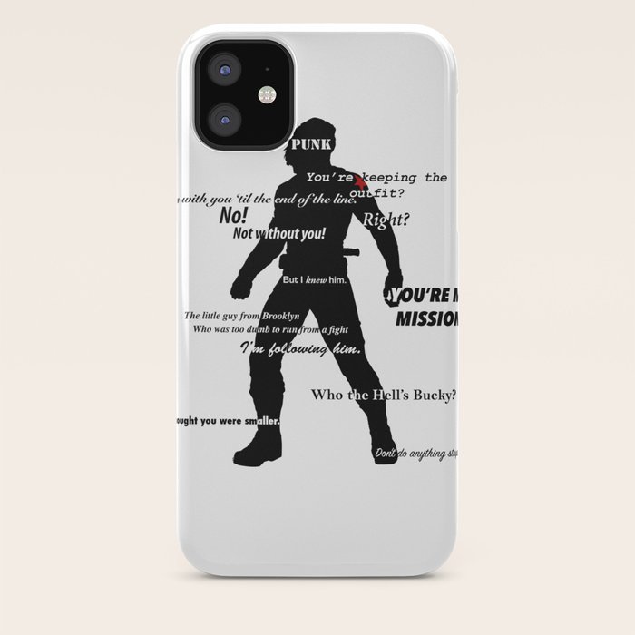 Bucky Barnes Quotes Iphone Case By Humblebee Society6