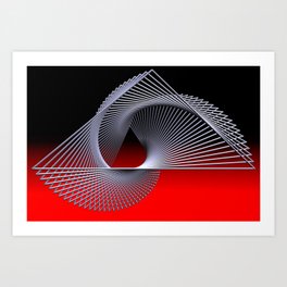 geometric design -812- Art Print