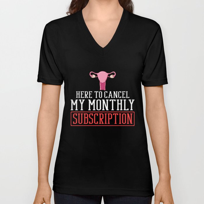 Hysterectomy Uterus Surgery Removal Survivor V Neck T Shirt