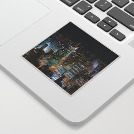 Colorful New York City Skyline | Photography in NYC Sticker