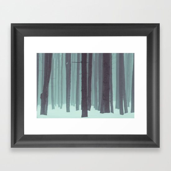 Frozen kingdom Framed Art Print
