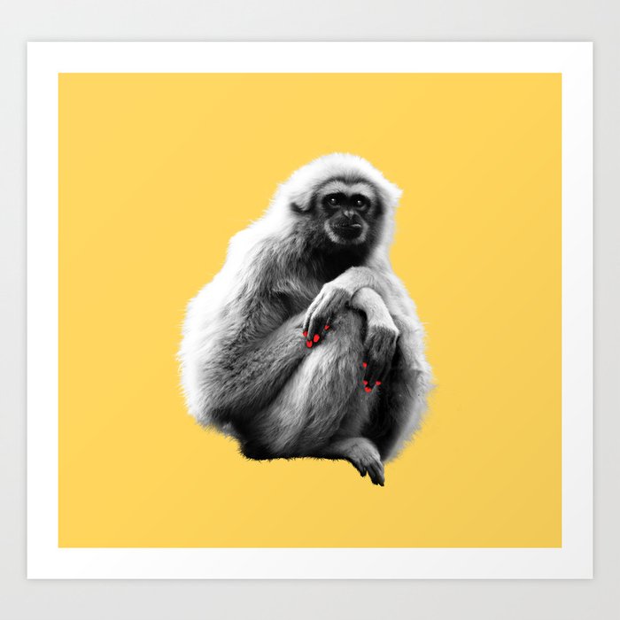 Sexy Gibbon Art Print
