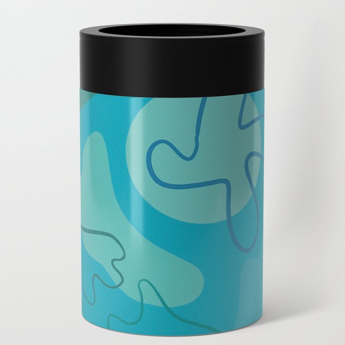Underwater | Abstract Minimalist Design Can Cooler
