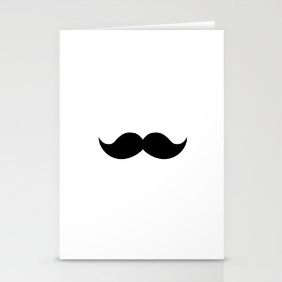 Mustache Stationery Cards