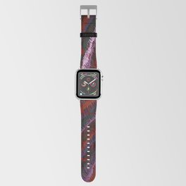 Grassy Field Red Apple Watch Band