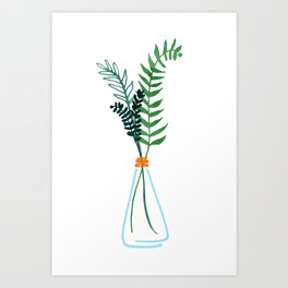 Winter Herbs / Botanical Illustration Art Print