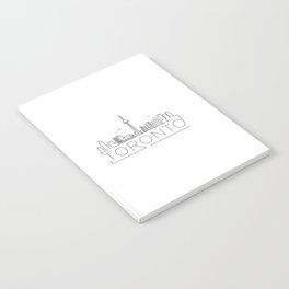 Toronto town minimal design Notebook