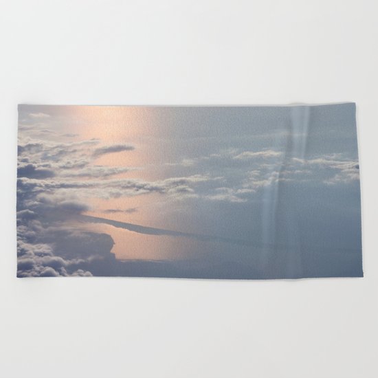 Walking On Air Beach Towel