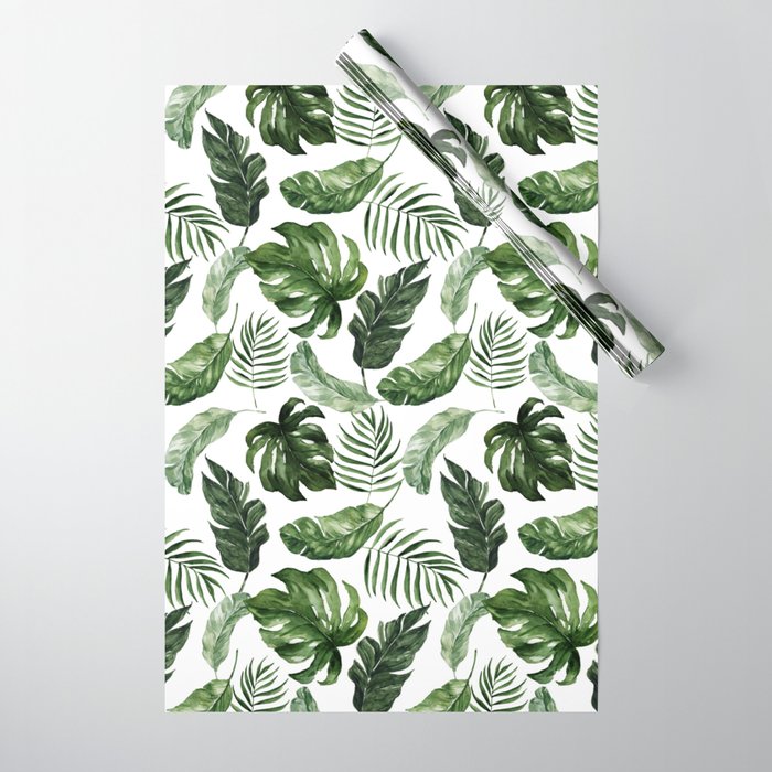 Tropical Leaf Wrapping Paper