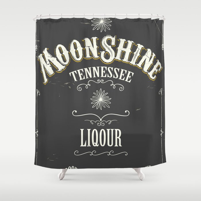 Moonshine Tennessee Shower Curtain