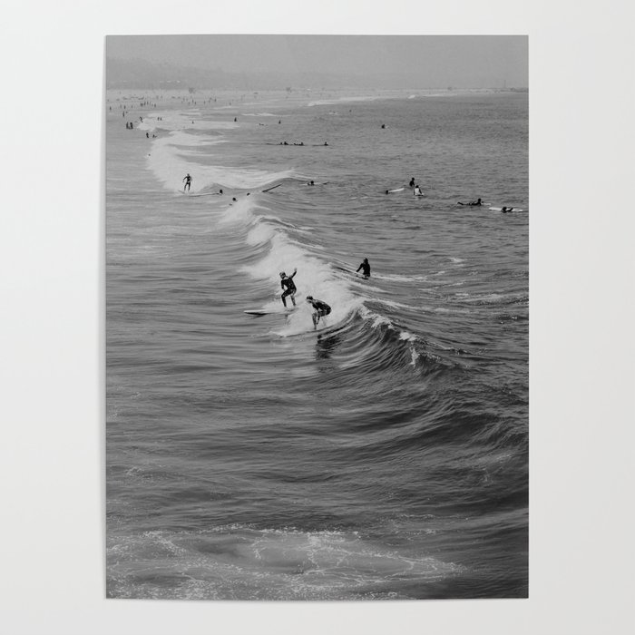 Surf Beach Photo Poster