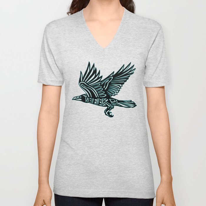 The Crow V Neck T Shirt