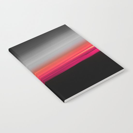 Pink Melon Gray Ombre Notebook