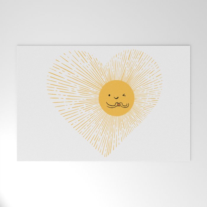 You are the Sunshine of my heart Welcome Mat