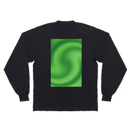 Green Swirl Long Sleeve T-shirt