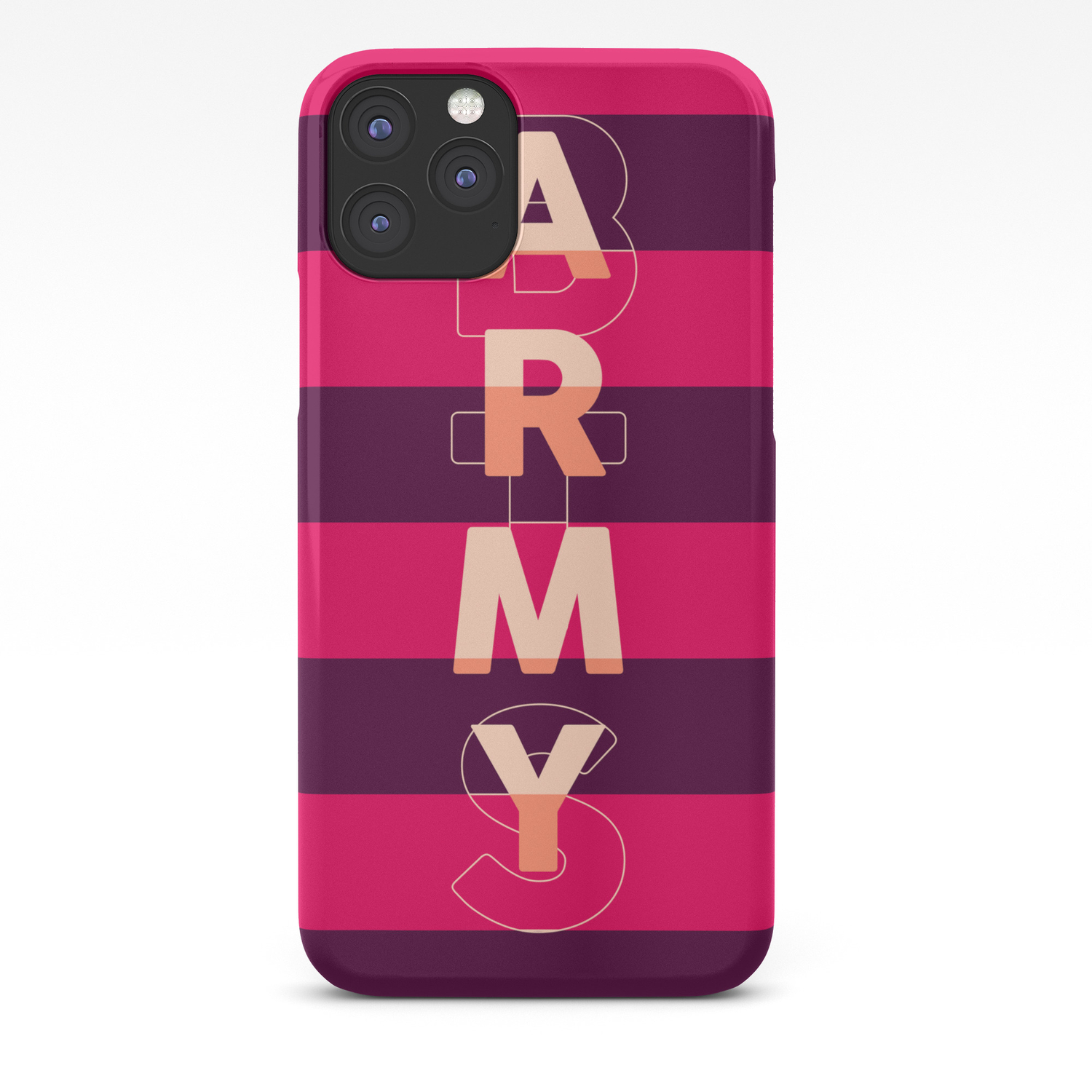 Btsarmy Purple Pink Iphone Case By Jntdesigns Society6