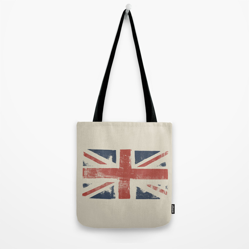 union jack tote bag