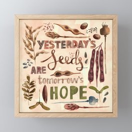 Seeds of Hope Framed Mini Art Print