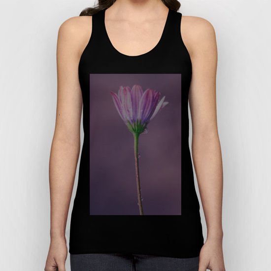Pink flower Unisex Tank Top