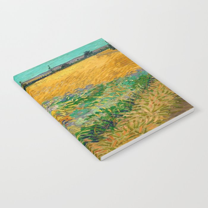 Vincent van Gogh Wheatfield, 1888  Notebook