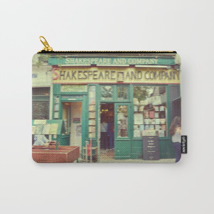 Unfocused Paris Nº 5 | Shakespeare and Co. bookshop | Out of focus photography Carry-All Pouch