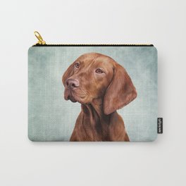 Drawing funny Vizsla Pointer 2 Carry-All Pouch