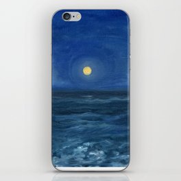 Full Moon by the Sea iPhone Skin
