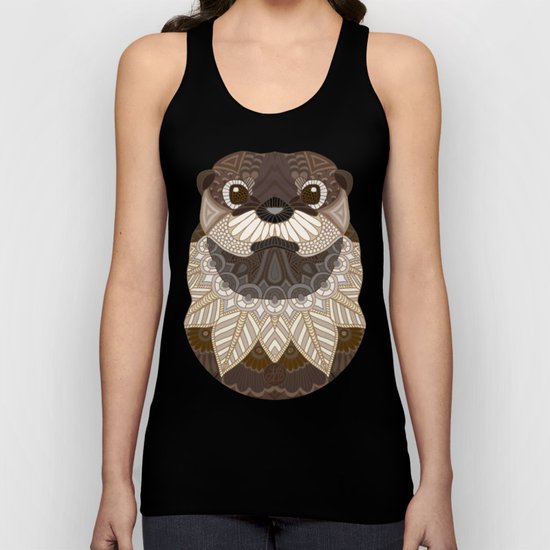 Ornate Otter Unisex Tank Top