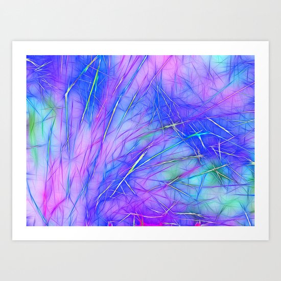 Blue Desire Art Print