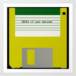 880kb of pure awesome Art Print